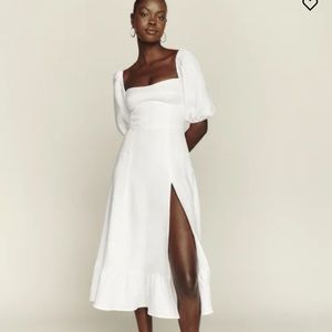 Reformation Belgium Dress White size 0